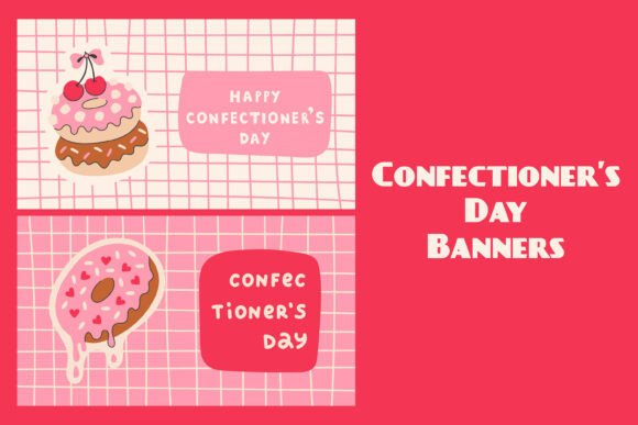 Confectioner's Day Banners Set: A Sweet Design Solution for Holiday Campaigns
