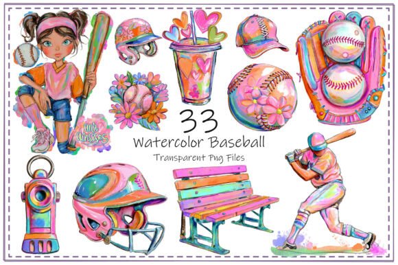 Watercolor Baseball Clipart Bundle: Strategic Value for Creative Entrepreneurs and Designers